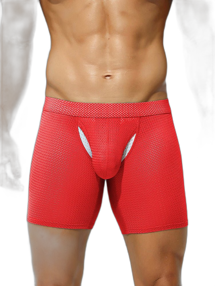 2 Pack Men's Sporty Cut Anti-Chafing Breathable Stretch Fit Midway Briefs