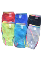 3-pack Men's Ultra-sheer Rainbow-edge Mesh Briefs