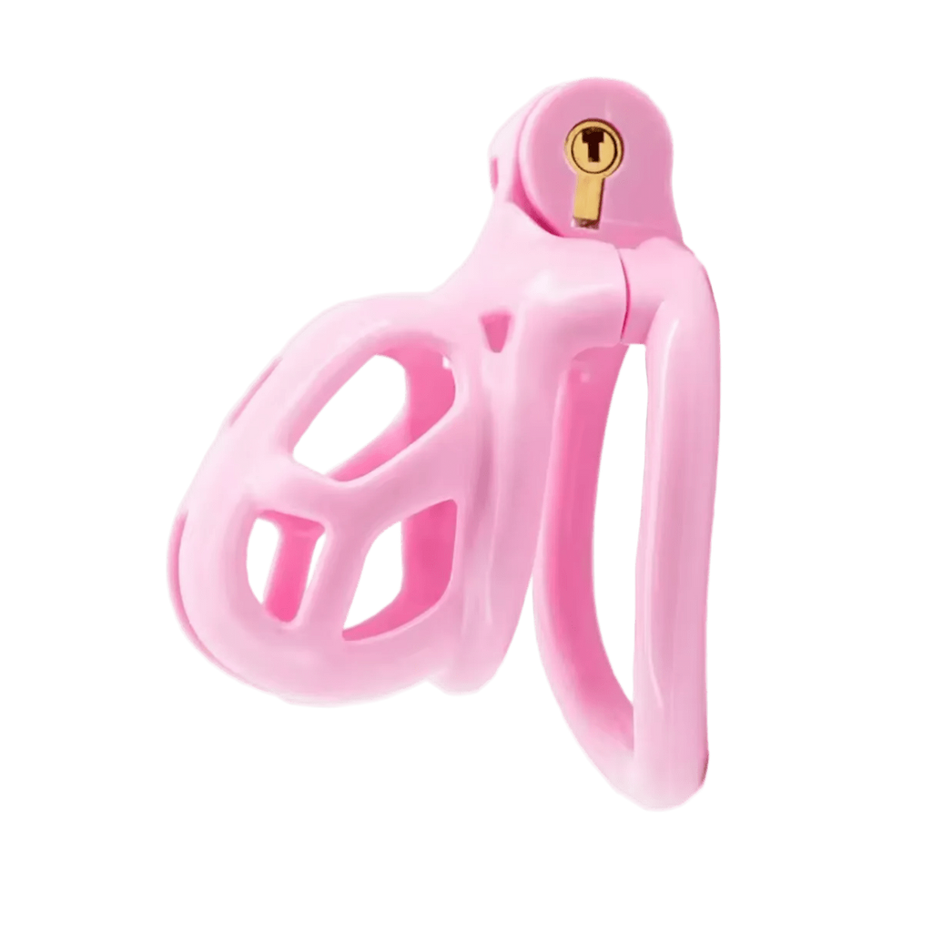 Chastity Cage Sissy Pink