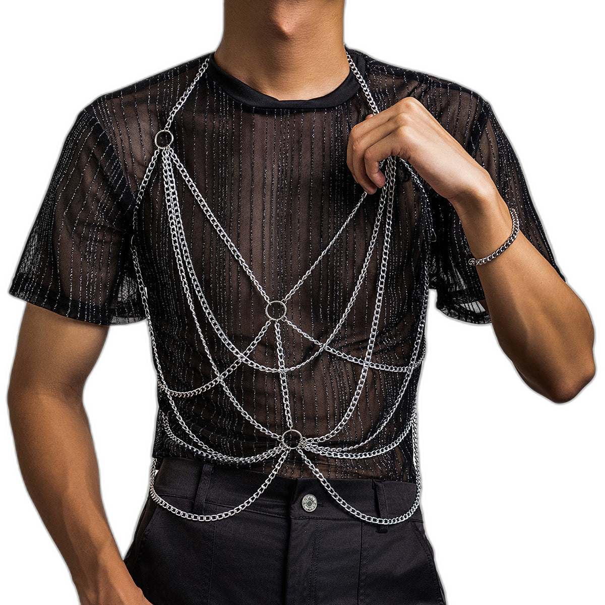 Stainless Steel Chain Body Harness