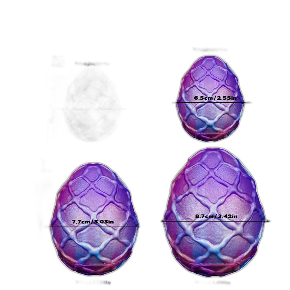 Curio Egg - Large Butt Plug with Chain Leash