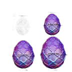 Curio Egg - Large Butt Plug with Chain Leash