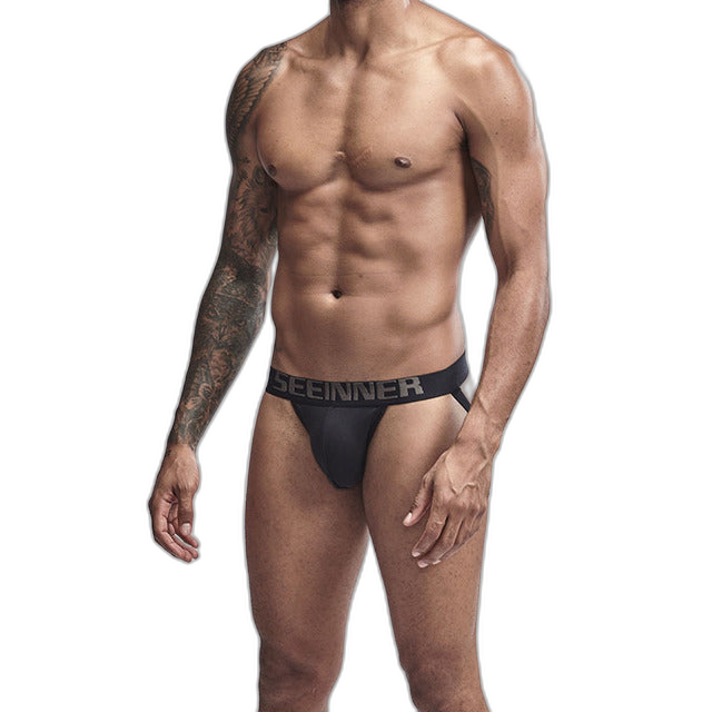 Cotton Sexy Low-waist Thongs Men's Underwear