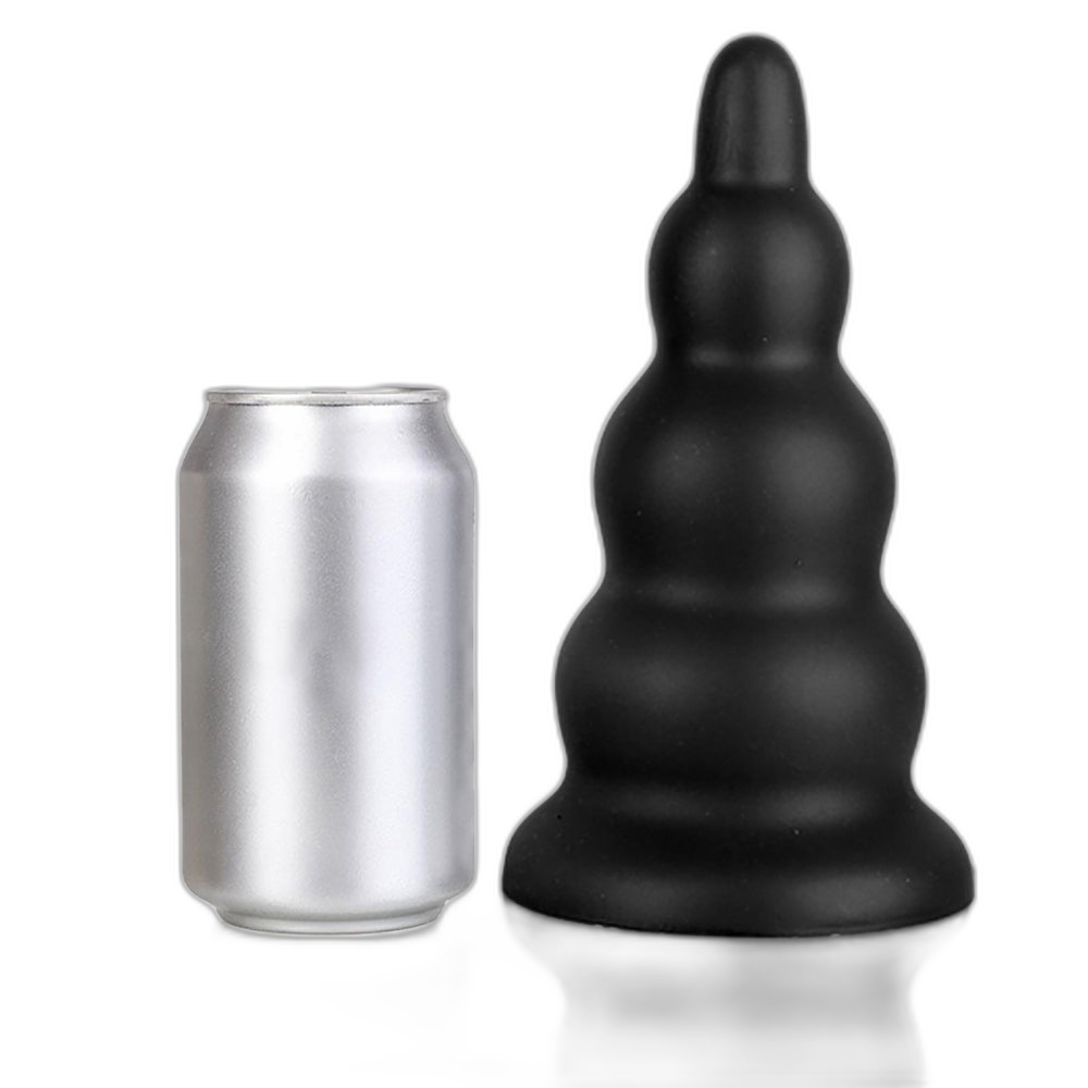 Tower - Ribbed Butt Plug - Thick Butt Plug - Anal Sex Toy