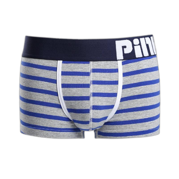 Pink Hero Simple Striped Boxers