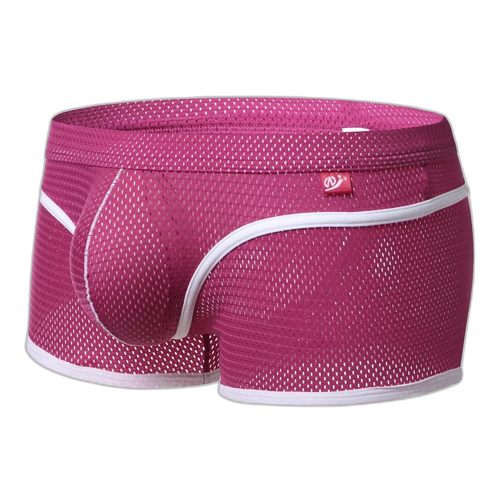 2 Pack Breathable Mesh Lightweight Summer Men's Boxer Briefs