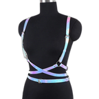 Holo Gothic Angelic Wings Harness
