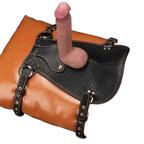Rebellion Reign - Suction Cup Dildo Mount - Leather Strap On Harness & Versatile Mount