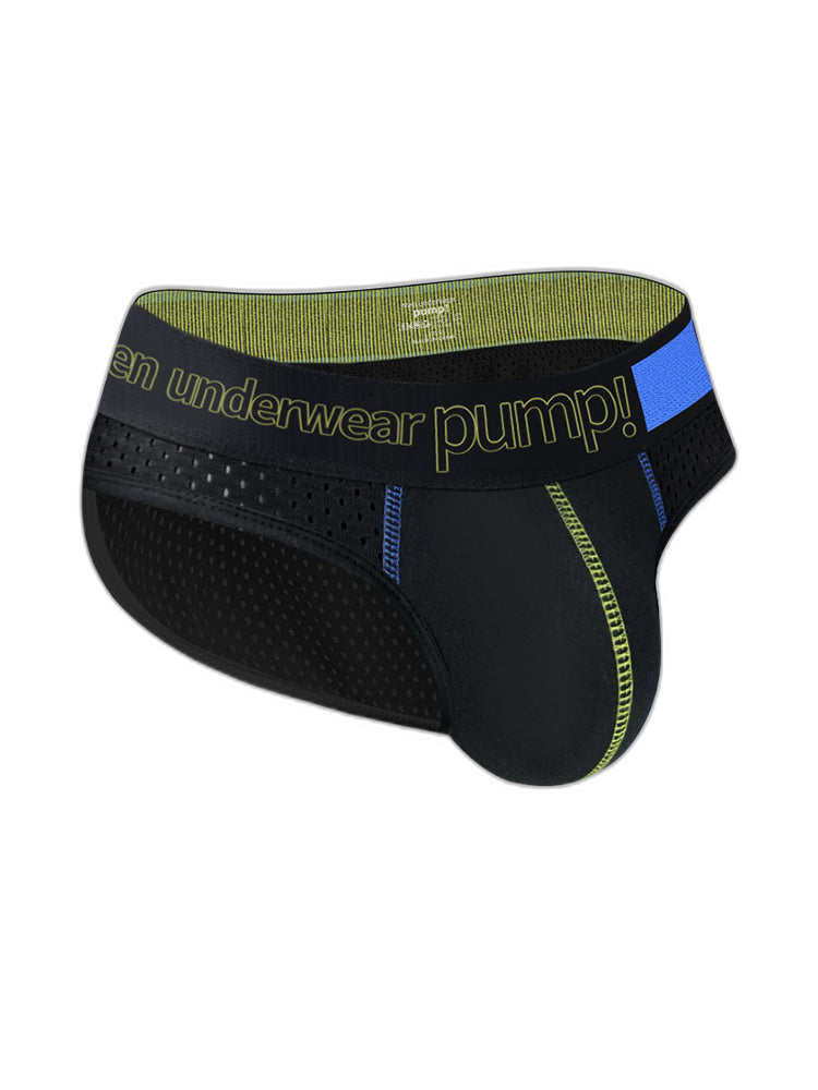 2 Pack Men's Mesh Loose Fit Sport Low-Rise Briefs
