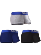 3 Pack Mens Sculpt Bulge Shape Support Pouch Underwear