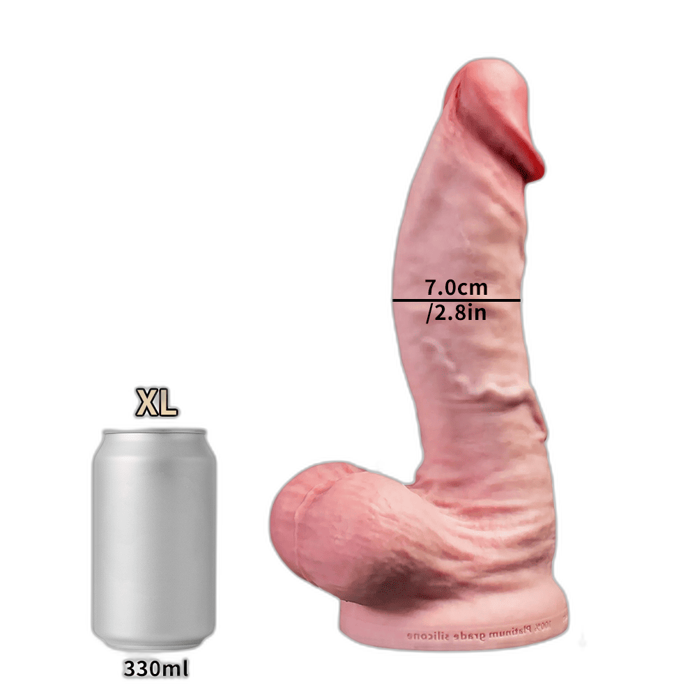 Vivid - Realistic Silicone Dildo with Suction Cup - Long Dildo
