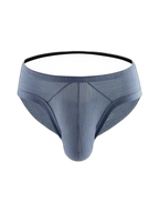 2 Pack Men's Low Rise Back Hollow 3D U-convex Large Pouch T-Back Briefs