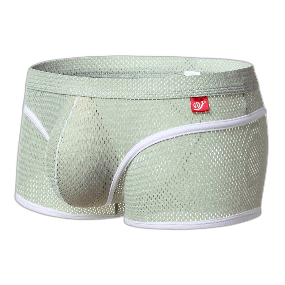 2 Pack Breathable Mesh Lightweight Summer Men's Boxer Briefs