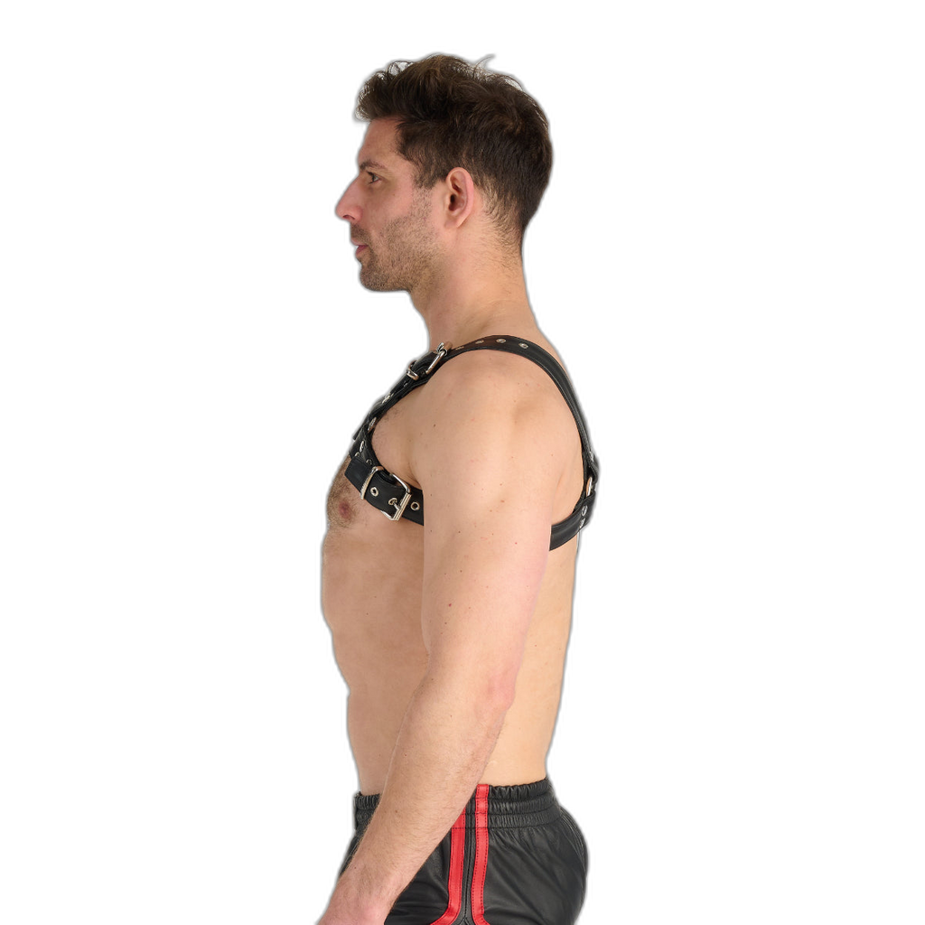 Prowler RED Leather Premium Butch Harness Black