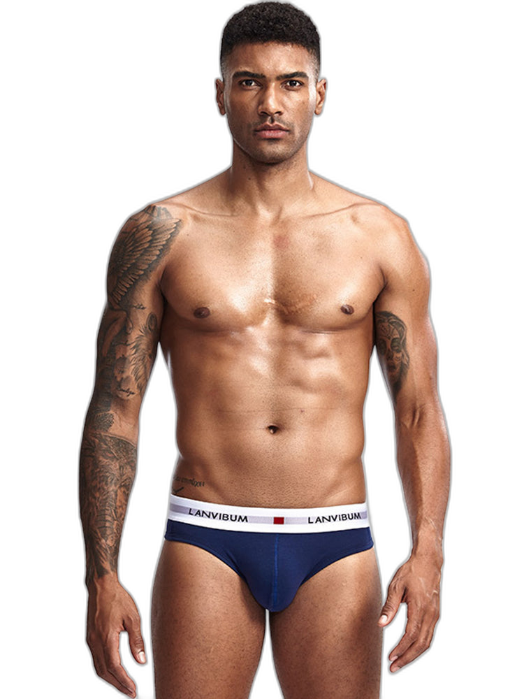 3 Pack Men's Breathable Big Pouch Briefs