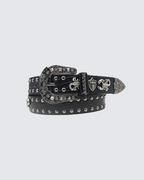 Scorpion Studded Western Punk Belt