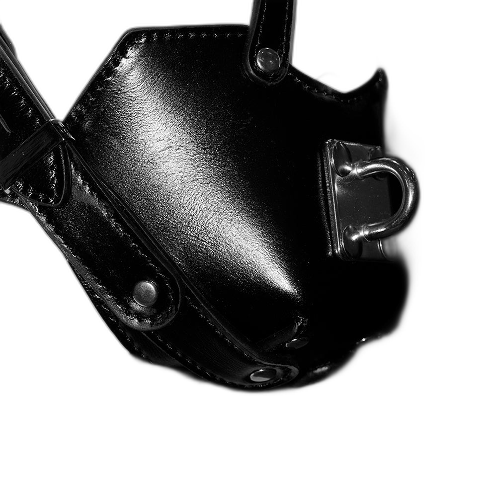 Tumbled Leather Muzzle Harness