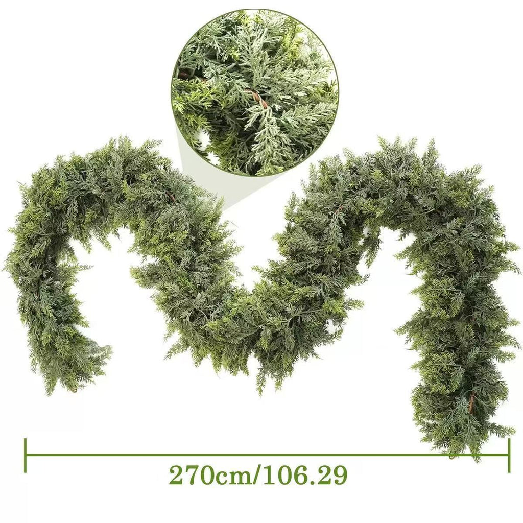 Christmas Holiday Simulation Soft Rubber Hand Feeling Cedar Table Decorative Ornament