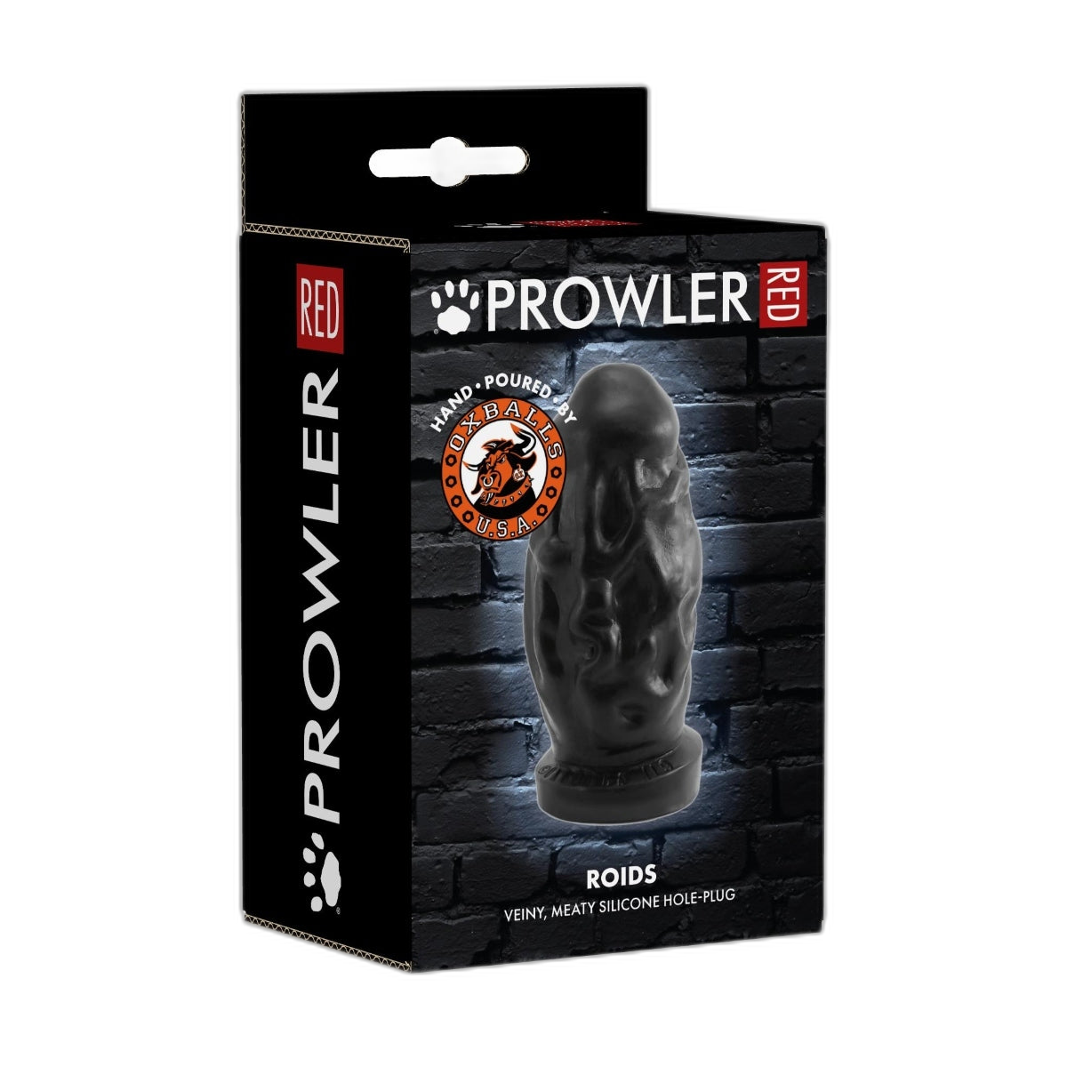 Prowler RED ROIDS Butt Plug Silicone Black