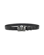 Skull Metal Buckle Leather Belt