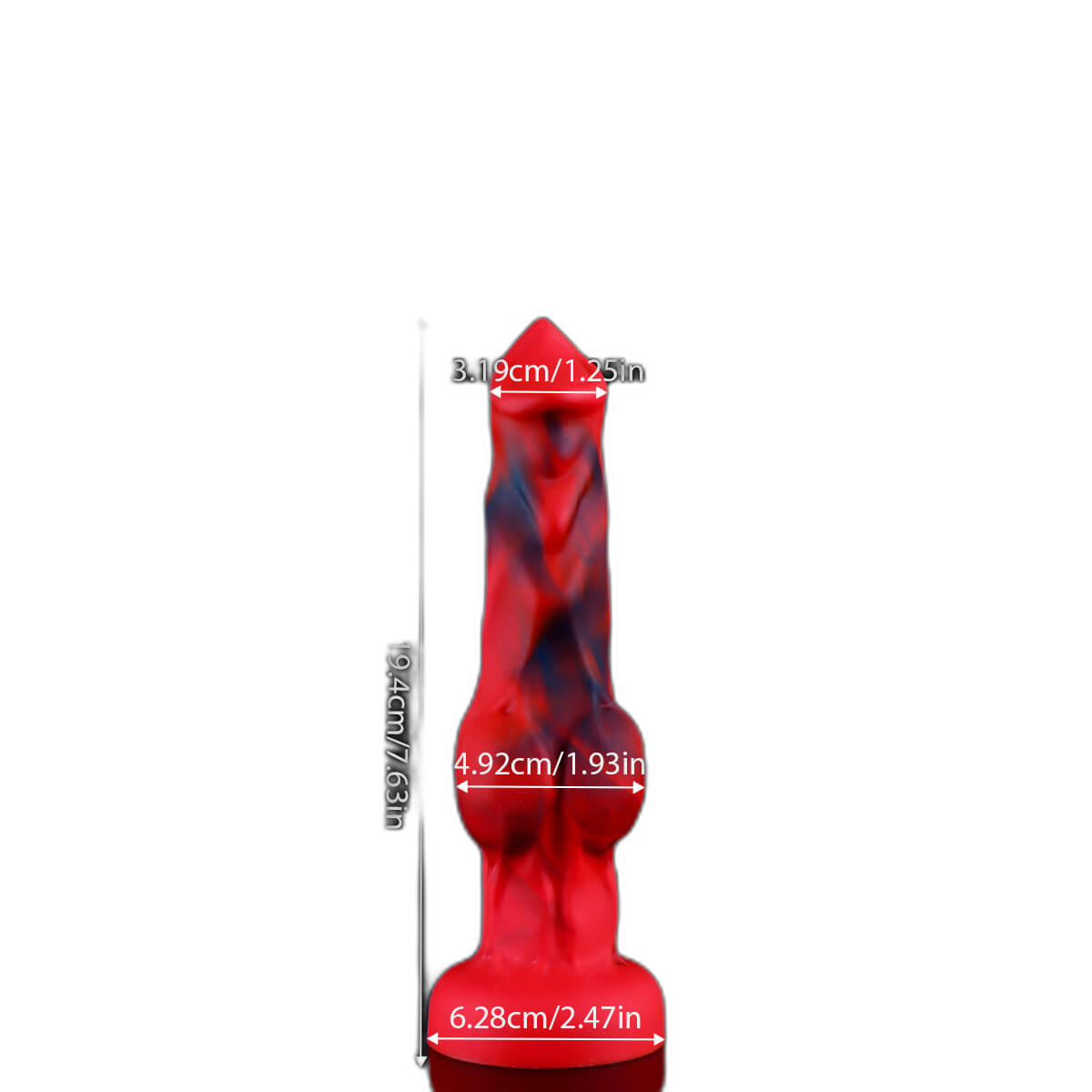 Lukan - Wolf Dildo - Knot Dildo - 5 Sizes