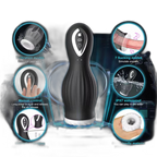 DragonLick - Silicone Male Masturbator - Vibrating & Suction Stroker