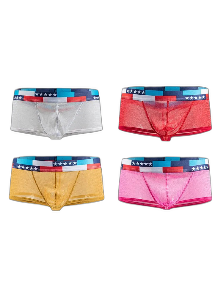 4-pack Low-rise Micro-mesh Boxer Briefs