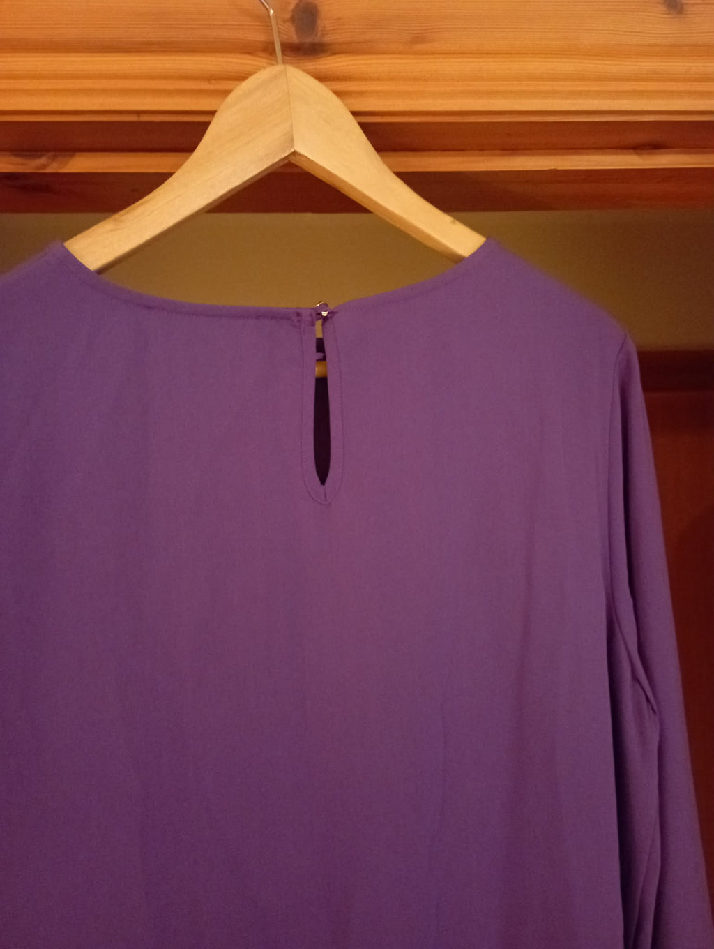 WOMEN'S PRIMARK PURPLE CASUAL SMART TOP (UK16 EU 44 US 12)