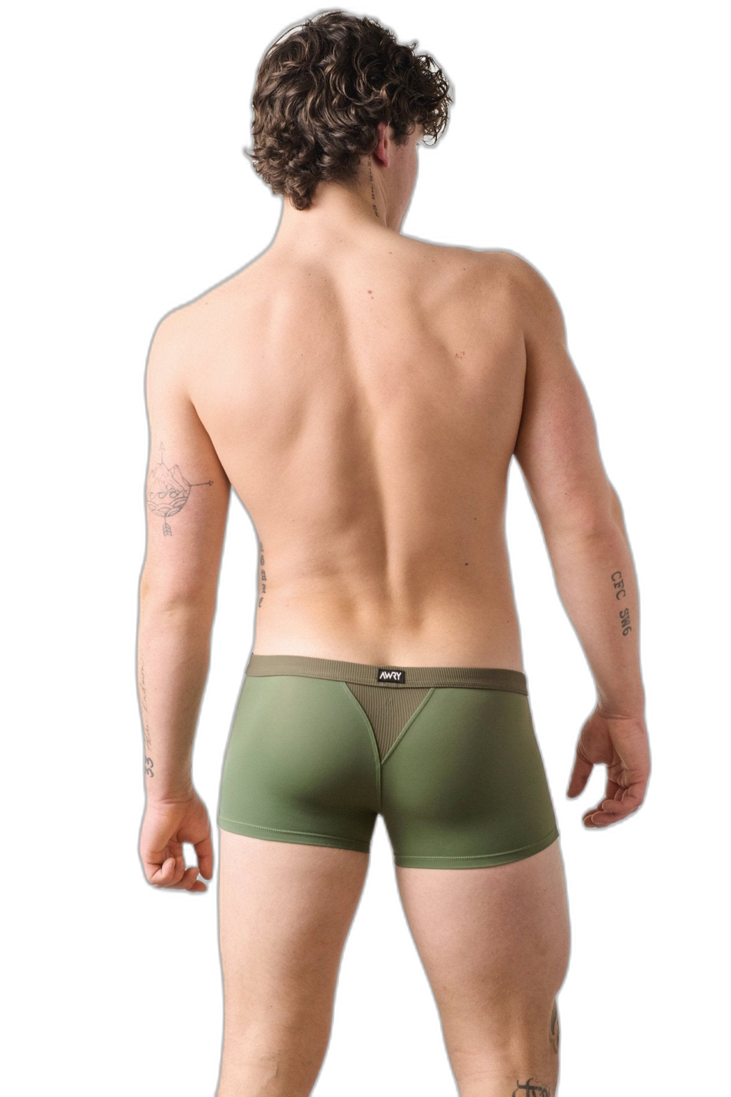 SURGE Swim Thong Trunks - Army Green