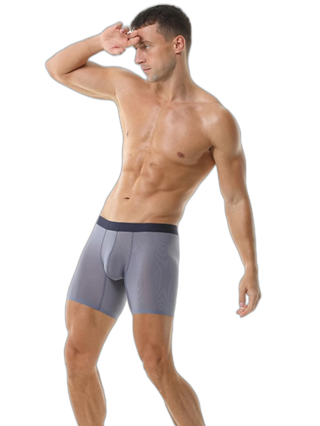 2 Pack Men’s Breathable Athletic Mesh Boxer Briefs