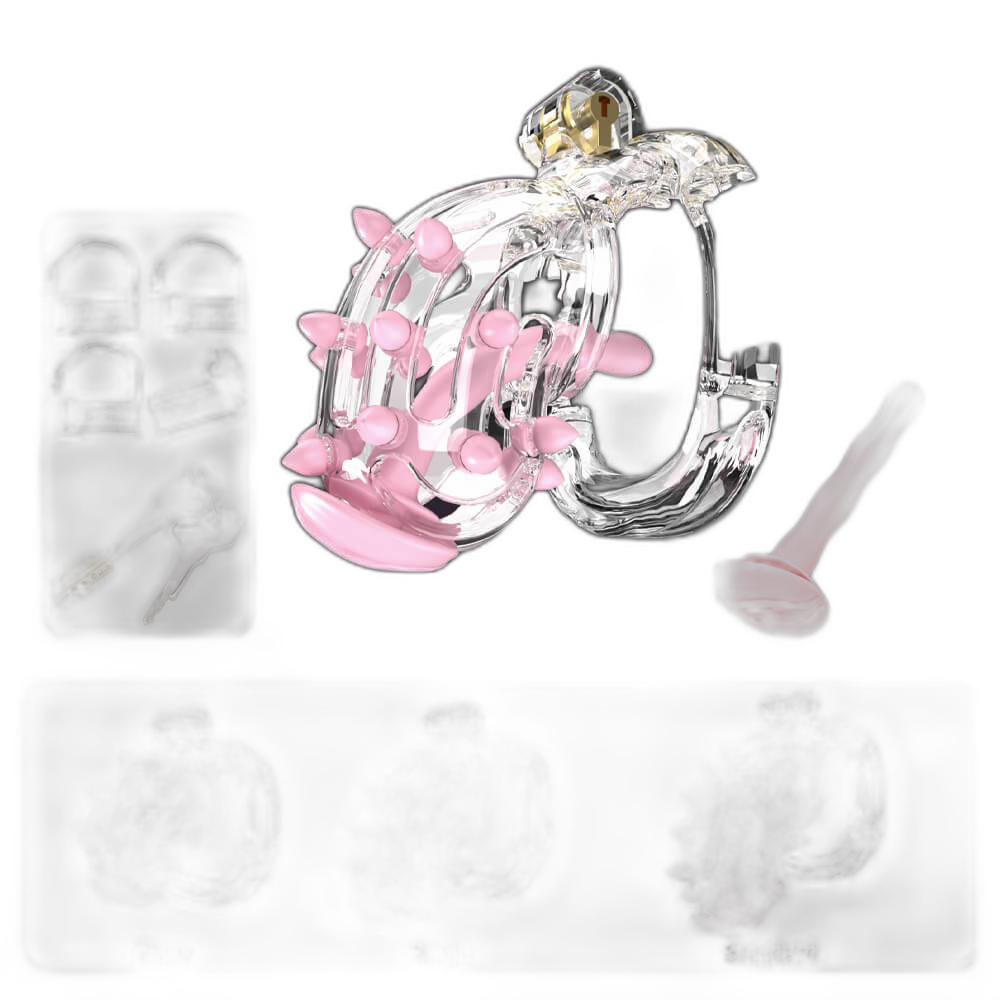 Prick - Chastity Cage with Belt - Male Chastity Device