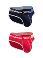 2 Pack Men's Middle-Rise Cotton Sexy Briefs