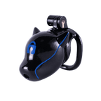 Furjoi Drone Hood Chastity Cage Blue