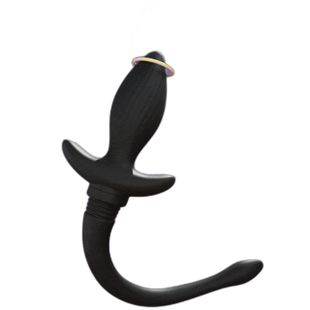 Zoe - Vibrating Butt Plug - Puppy Tail Butt Plug - 10 Frequency Vibrating Anal Toy