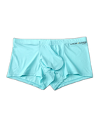 3 Pack Men's Breathable Ice Silk Double-Layered Big Pouch Sexy Boxer Briefs