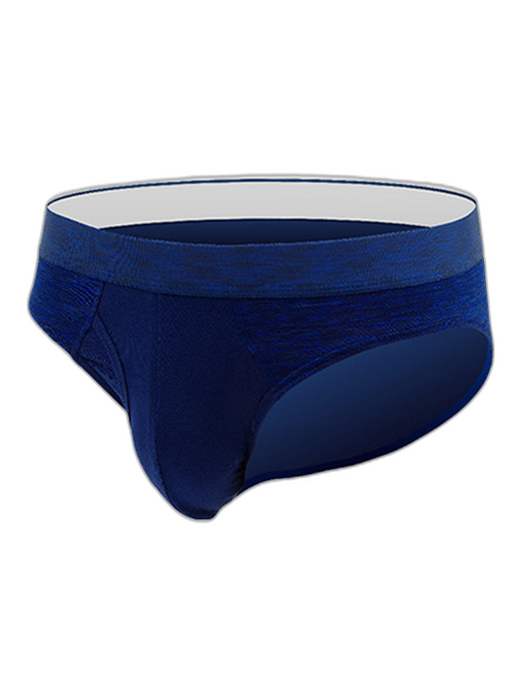 2 Pack Men's Breathable Spell Color Butt Lifting Briefs