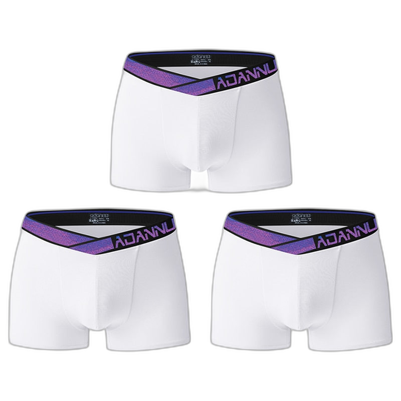 ADANNU Blue Classic Boxers (3 Pack)