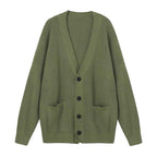 Women's Sweater Jacket And Retro Pleated Skirt Two-Piece Set