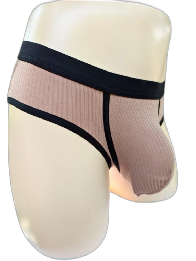 3 Pack Men's Seamless Comfort Large Supportive Pouch Sexy Low-Rise Briefs
