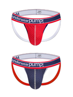2 Pack Men's Sexy Elastic Waist Micro Mesh Cup Thong