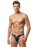 2 Pack Men's Sexy Breathable Mesh Thongs with High Stretch