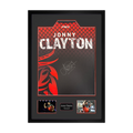Jonny Clayton Signed Shirt Premium Frame