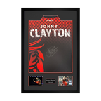 Jonny Clayton Signed Shirt Premium Frame