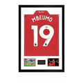Bryan Mbeumo Signed Manchester United Shirt Premium Frame (ACG Cert)
