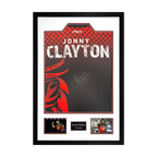 Jonny Clayton Signed Shirt Premium Frame