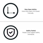 2x FYLO Baby Safety Stair Gate Pressure Fit  Extra Wide