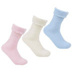 Sock Stack Womens Non Slip Thermal Bed Socks Slipper Socks With Silicone Grips UK Size 4