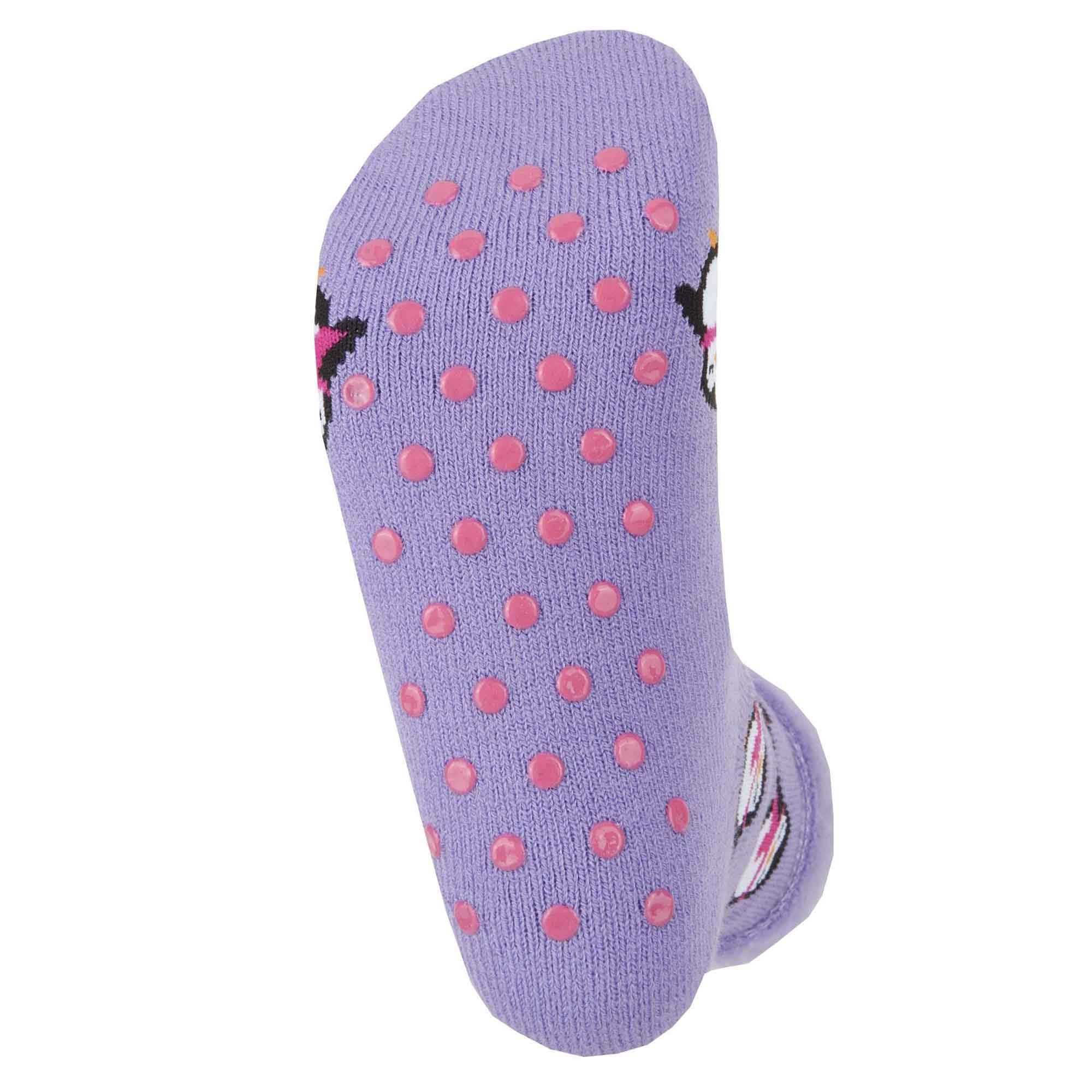 Sock Stack Womens Non Slip Thermal Bed Socks Slipper Socks With Silicone Grips UK Size 4