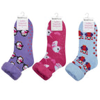 Sock Stack Womens Non Slip Thermal Bed Socks Slipper Socks With Silicone Grips UK Size 4