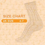Daisy Dreamer 3 Pairs Womens Alpaca Wool Socks Natural Thermal Winter Boot Socks Non Slip
